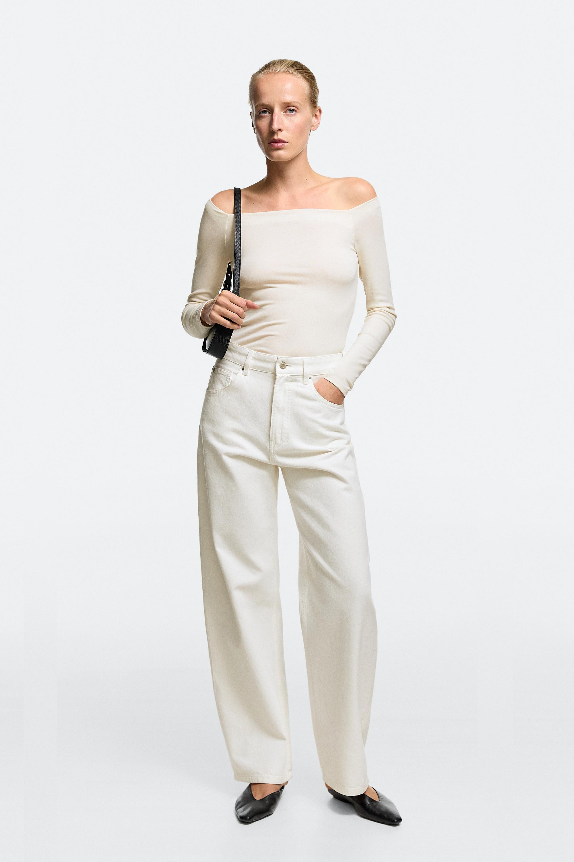 High-waist barrel fit jeans | Massimo Dutti UK
