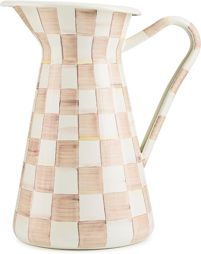 MACKENZIE-CHILDS Practical Enamel Pitcher with Spout, Drink Pitcher for Iced Tea or Water, Flower... | Amazon (US)