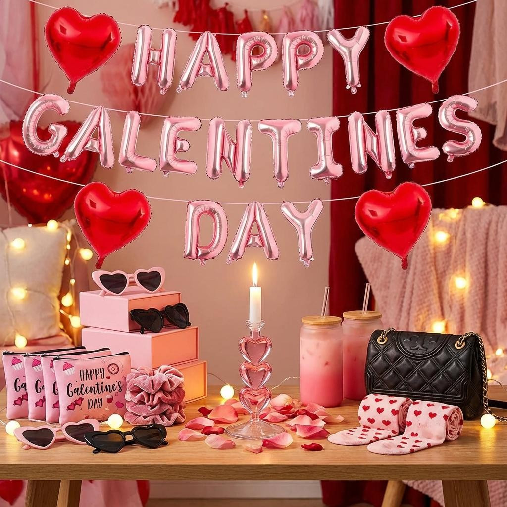 Galentine's Day is my Favorite Holiday. I love having my girls over and spoiling then with fun little party favors and cute drinks! Shop some of my favorites linked! #galentinesday #girlparty 

 #LTKValentine