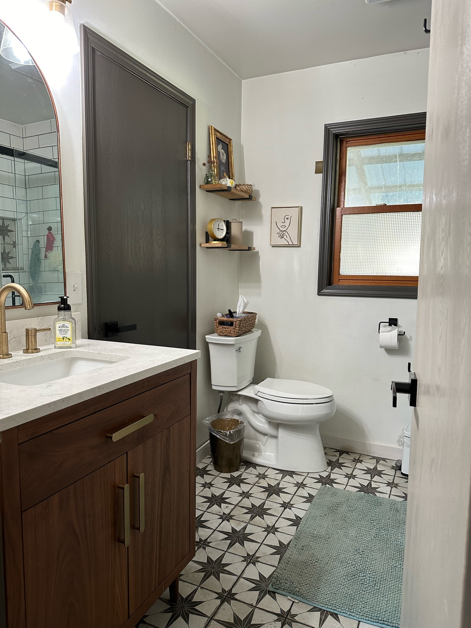 Bathroom dreams brought to life! This space is a little slice of heaven—every detail was worth it. 🖤

#LTKHome