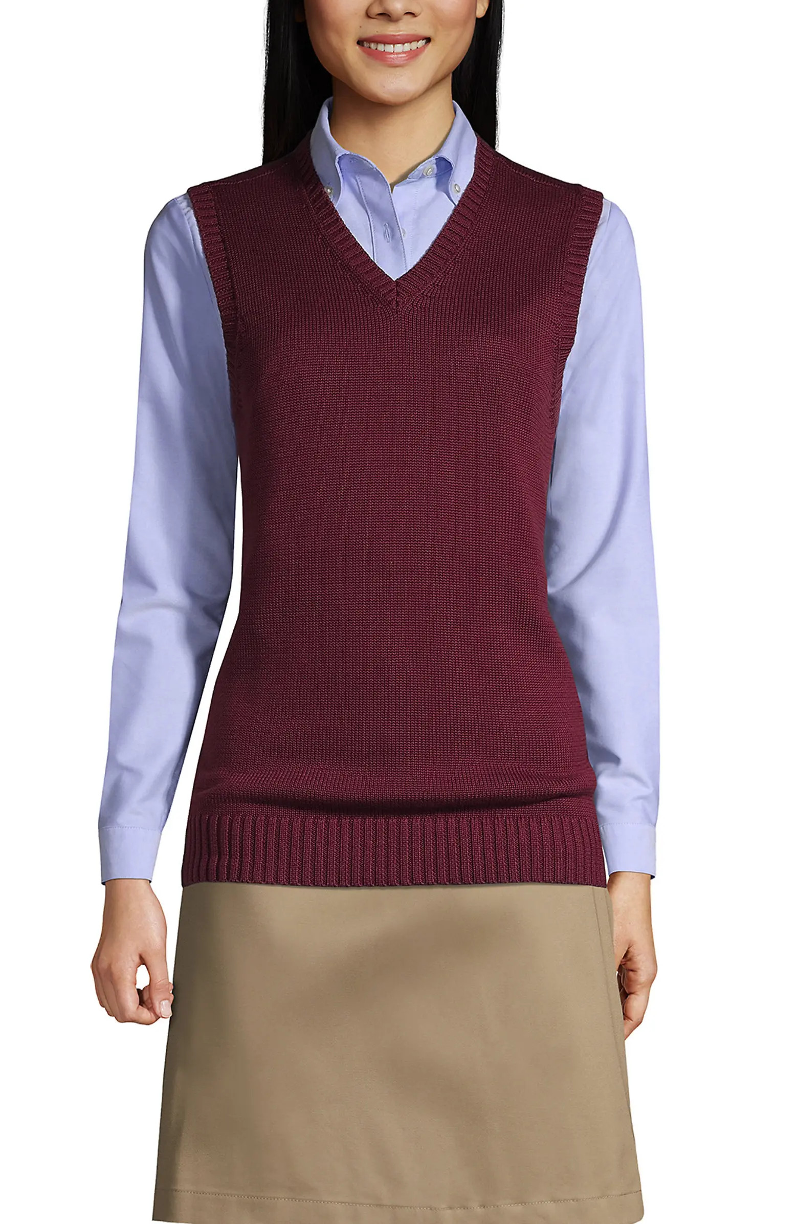 School Uniform  Cotton Modal Sweater Vest | Nordstrom