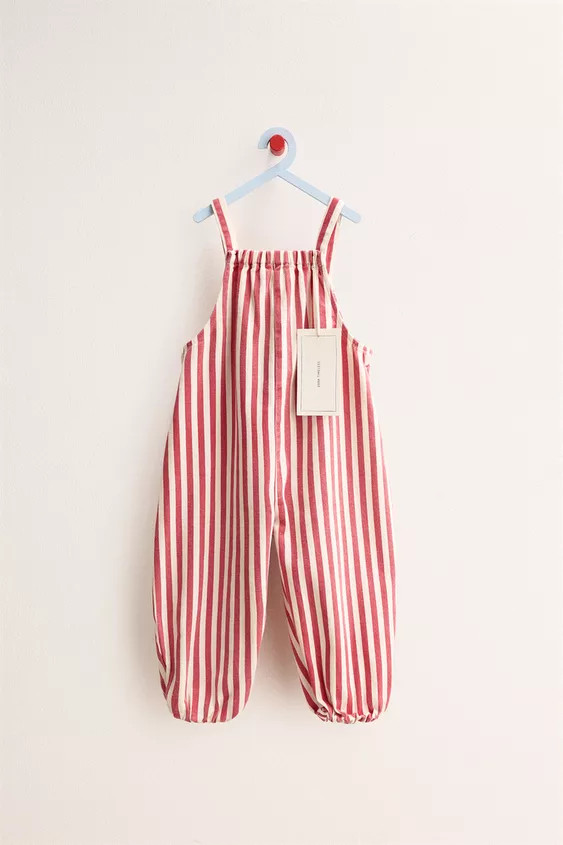 ZARA TIMELESS - LONG STRIPED OVERALLS | Zara US