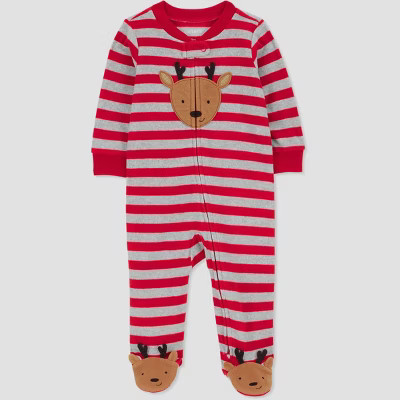 Carter's Just One You® Baby Christmas Reindeer Sleep N' Play - Red | Target