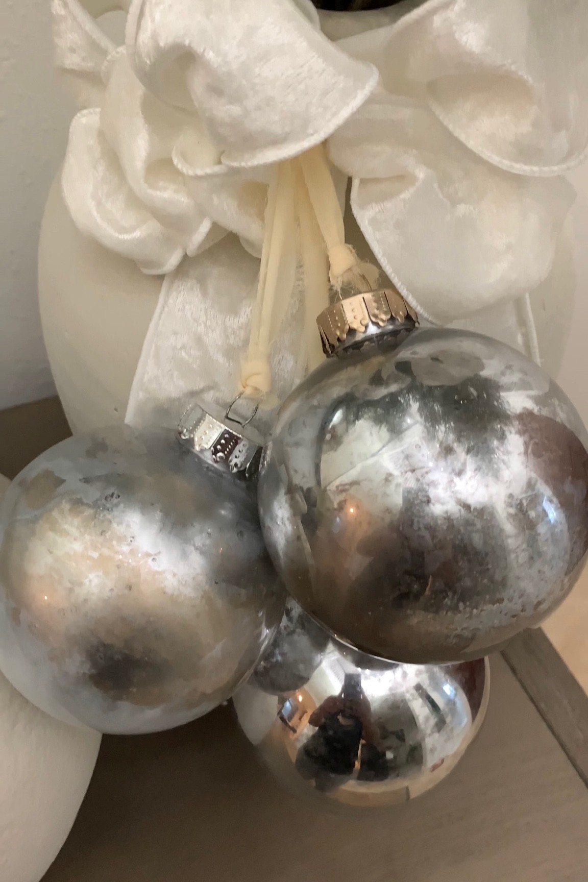 DIY Mercury Christmas Ornaments Follow @devinhdecor on TikTok and Instagram for daily tips, finds and inspiration #christmasornaments #holidaydecor #ornaments #holidaystyle #neutralchristmas #mercuryornaments #holidayfinds #christmastreedecor #ltkchristmas

#LTKunder50 #LTKSeasonal #LTKHoliday