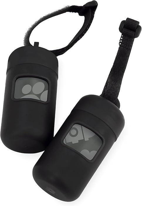 Best Pet Supplies Dog Poop Bag Holder Leash Attachment with 30 Bags, Reusable Dispenser for Trave... | Amazon (US)