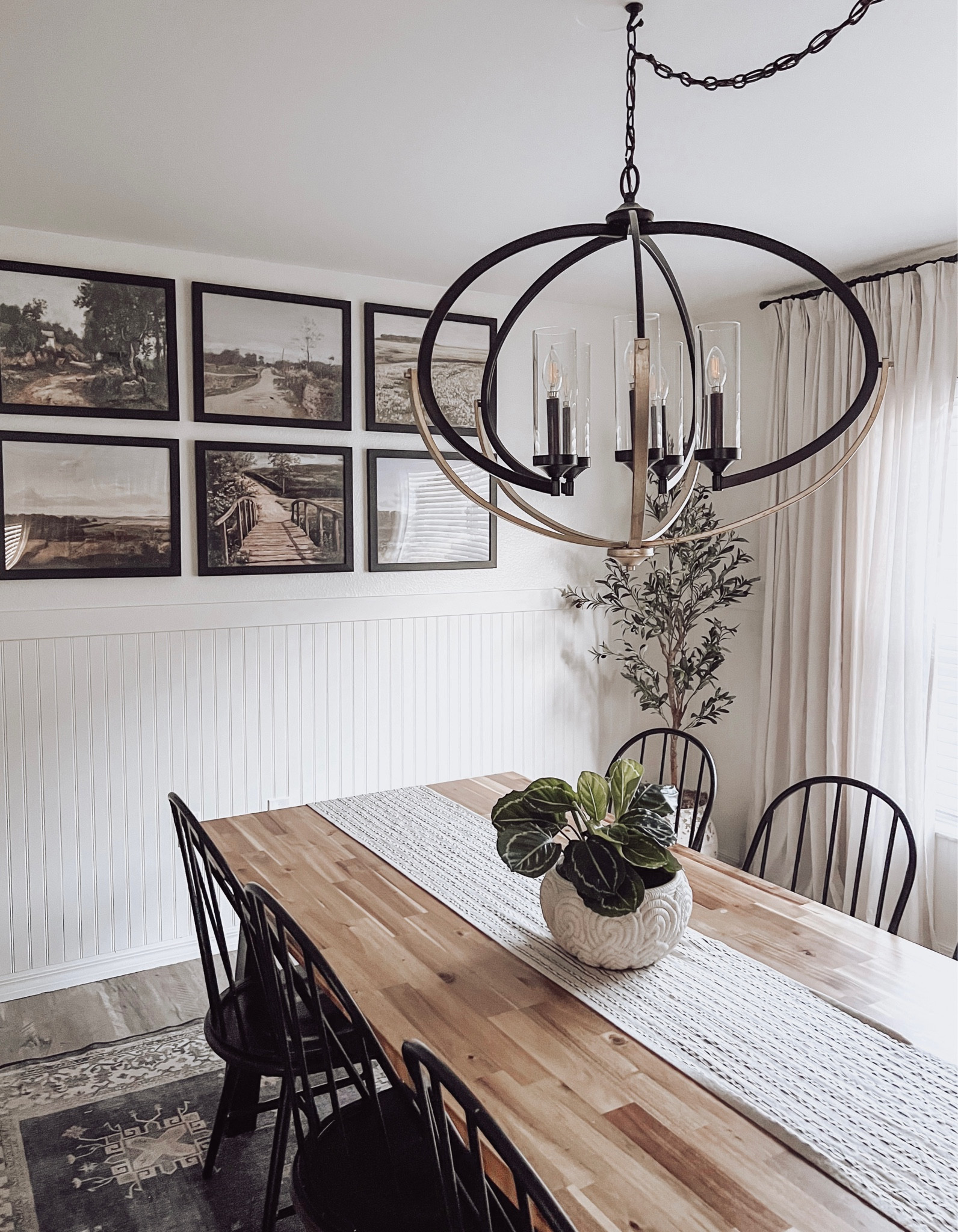Did a little refresh to my Dining room. Added a 6ft faux olive tree , added pleated curtain panels and a plant 🪴 

#LTKstyletip #LTKfamily #LTKhome