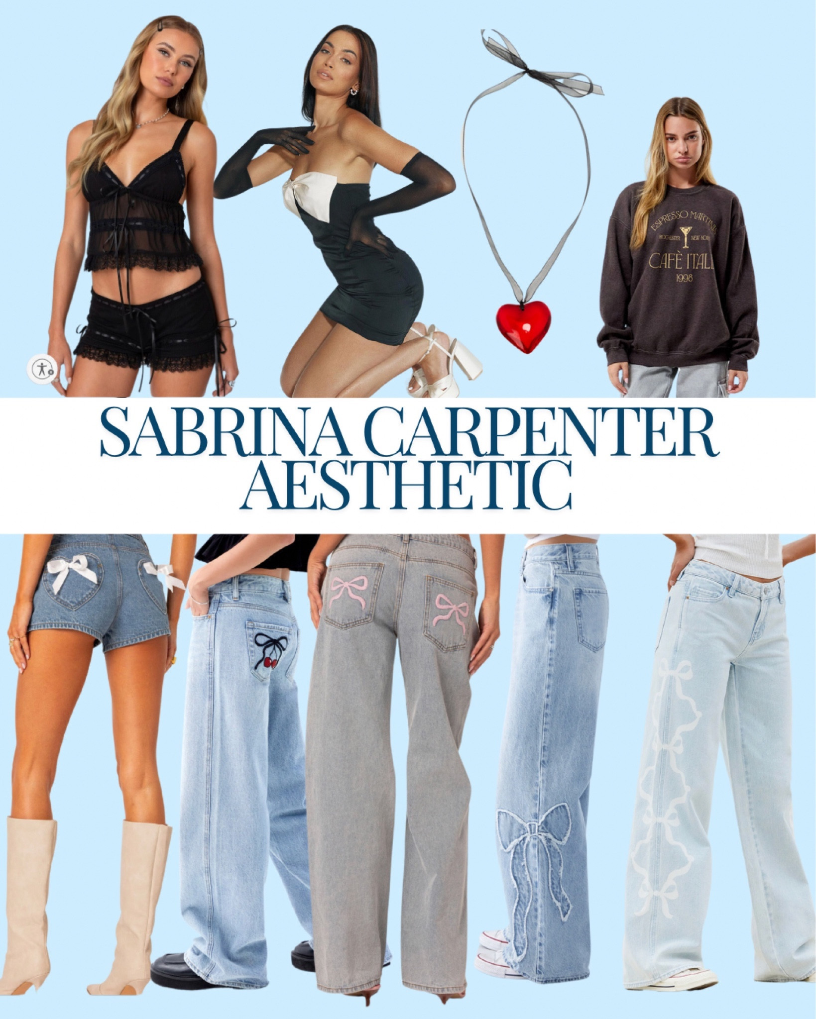 Sabrina Carpenter Tour Outfits Bow dress blue sparkle dress concert outfits girly outfits white dress coquette bow fashion girly 

#LTKSaleAlert #LTKBacktoSchool #LTKU

#LTKU #LTKBacktoSchool #LTKParties

#LTKSaleAlert #LTKBacktoSchool #LTKFindsUnder100

#LTKBacktoSchool #LTKFindsUnder100 #LTKSaleAlert