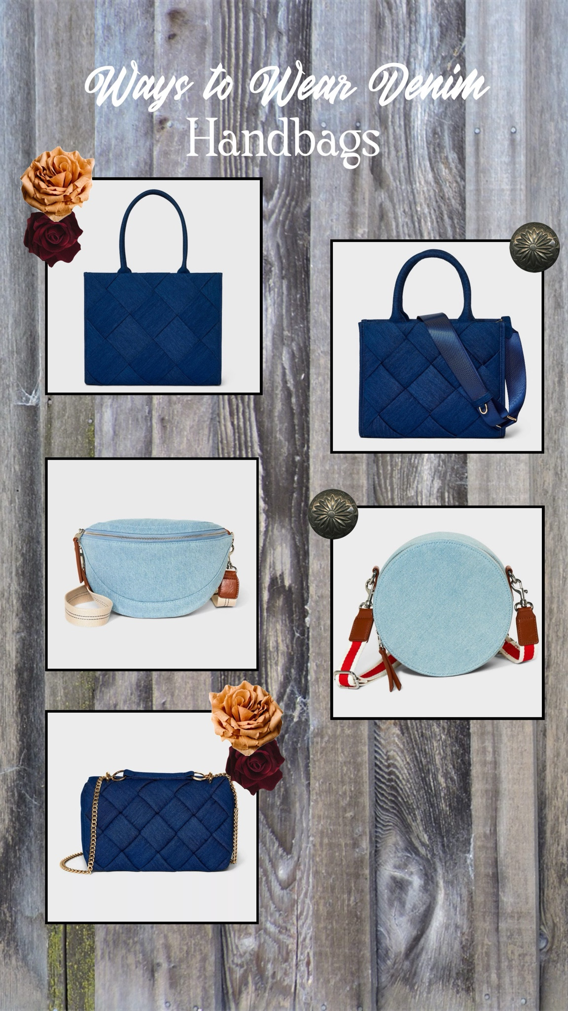 If you’re trying to beat the heat but still stay in style, adding denim vibes in your accessories works well! 

#LTKStyleTip