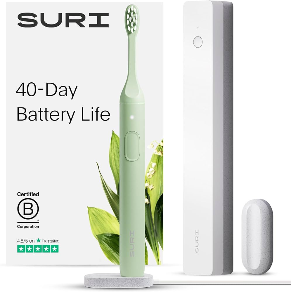 Electric Toothbrush - Sustainably Designed In California. Electric Toothbrushes Adults. Durable S... | Amazon (US)