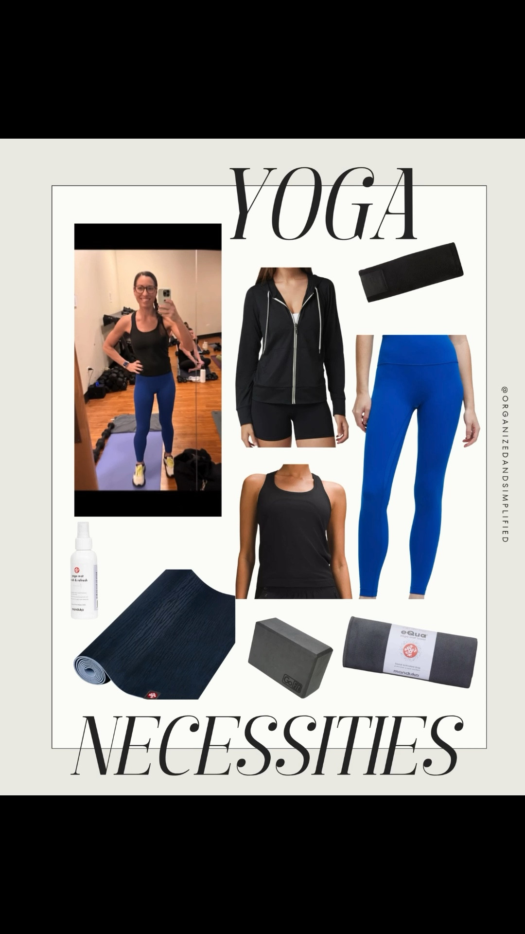 I love starting my weekend with yoga on Saturday mornings!  I try to plan my weekends ahead in order to fit in my favorite class!  

I always wear the Lululemon align leggings and swiftly tech tank top in waist length.  Both in size 4.

The Vuori Halo Performance Hoodie is perfect to wear to the studio!  It stays on until the heat goes up in my yoga sculpt class! Wearing size XS.

#LTKTravel #LTKActive #LTKStyleTip