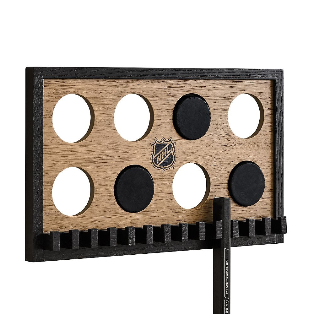 NHL® Hockey Puck & Stick Wall Display (20"x12") | Pottery Barn Teen