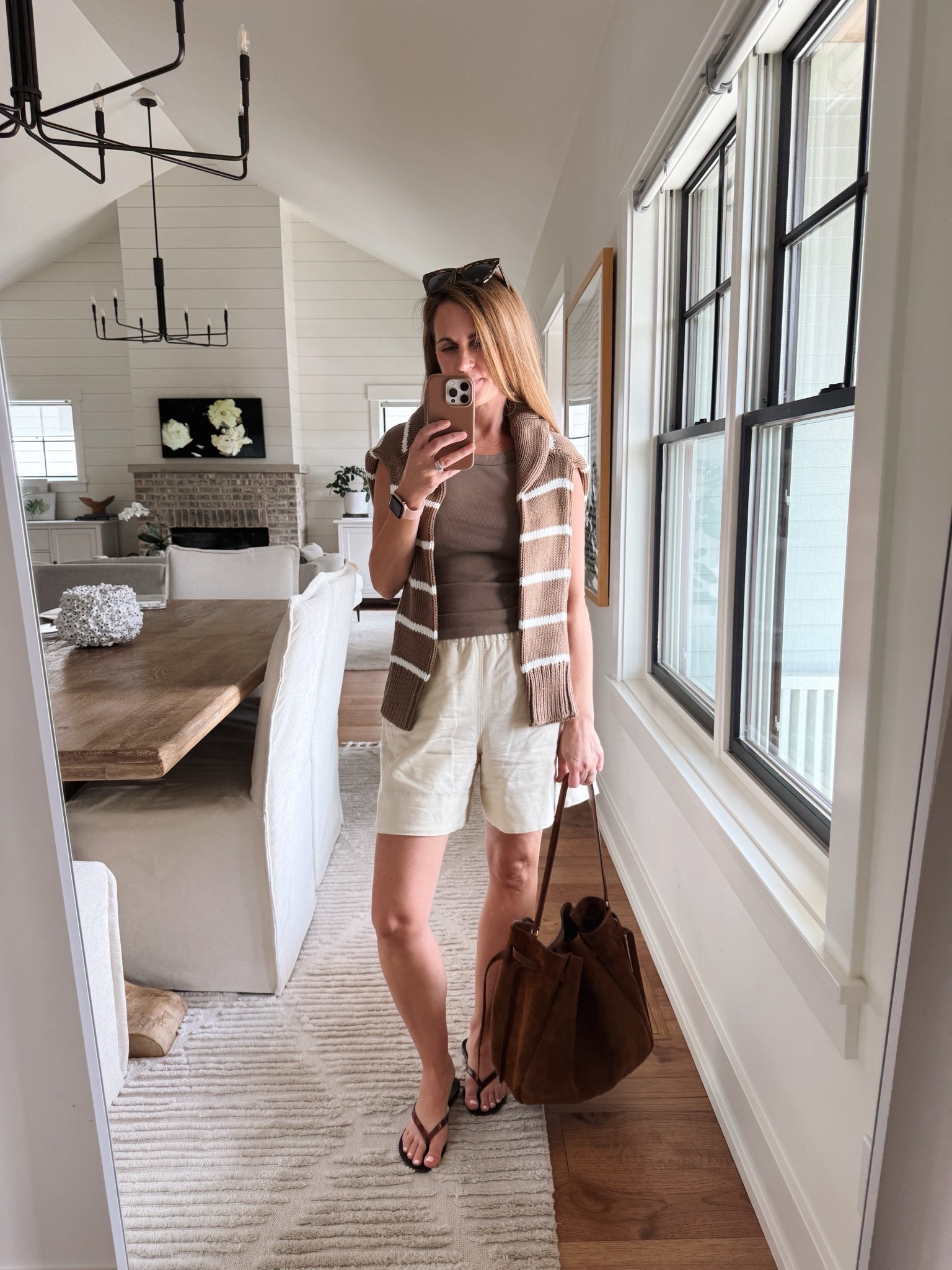 Too size small
Sweater size medium
Shorts size XS

#LTKdayinmylife #LTKgrwm #LTKootd