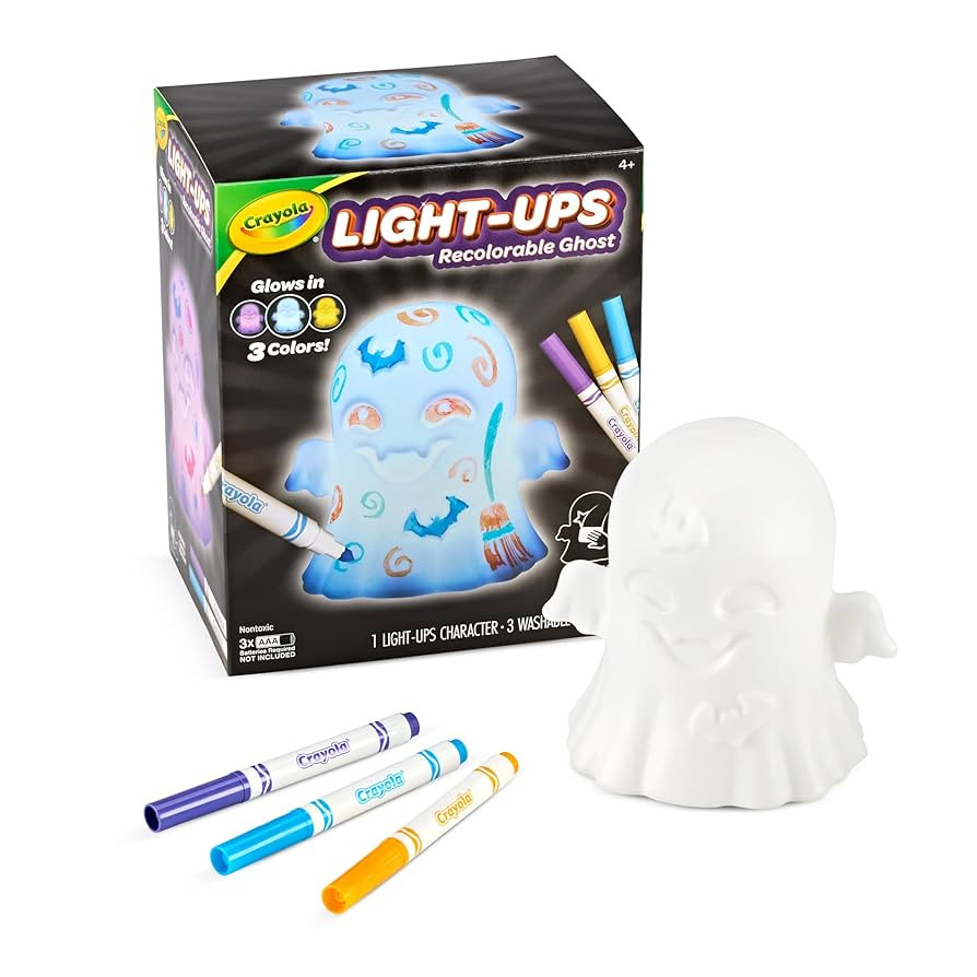 Crayola Light-Ups - Ghost, Reusable Coloring Toy & Craft Kit, Light Up Ghost, Cute Halloween Deco... | Amazon (US)