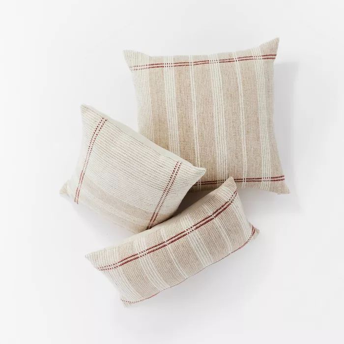 Woven Striped Throw Pillow Neutral - Threshold™ designed with Studio McGee | Target