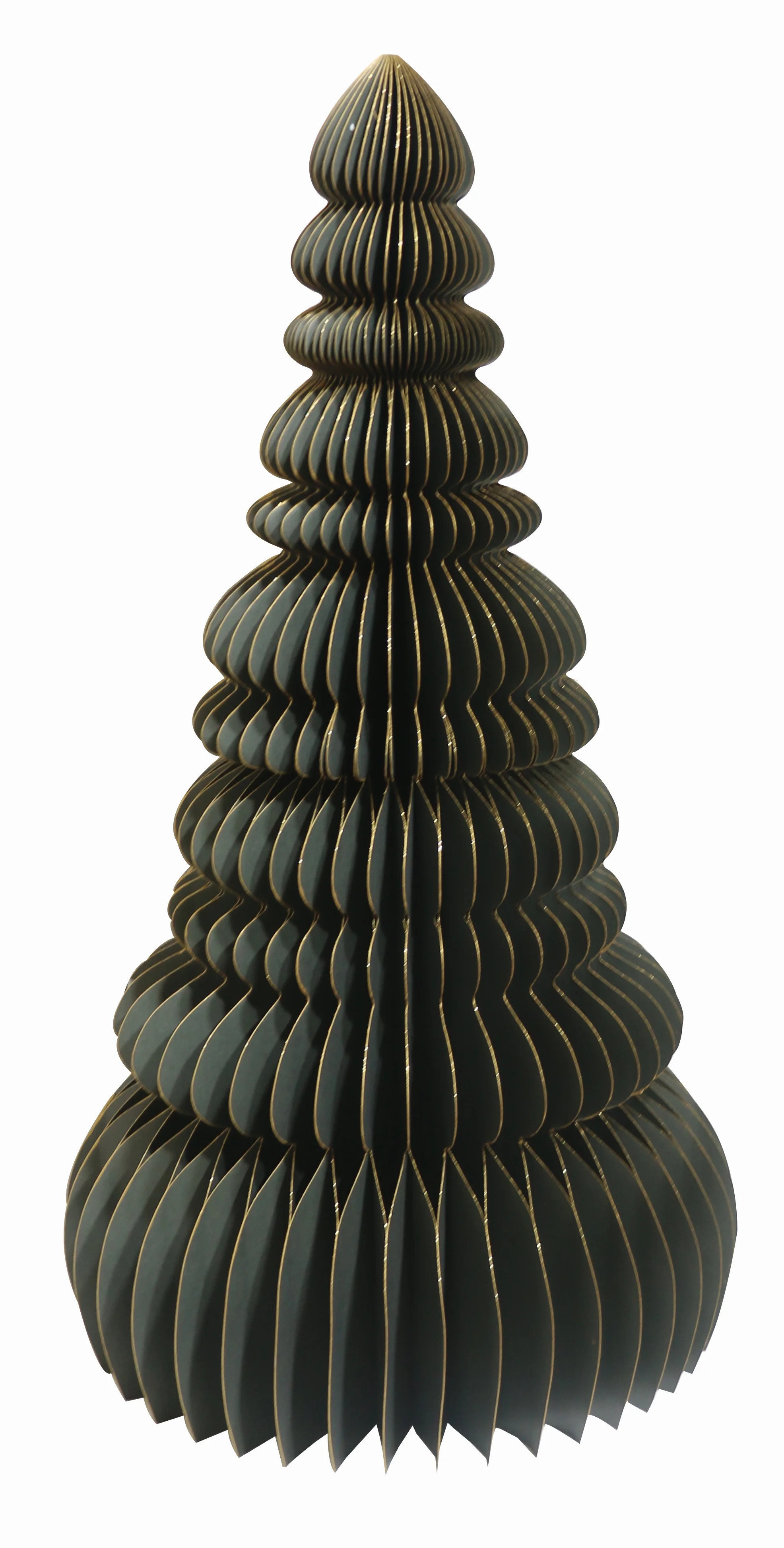 Honeycomb Paper Tree Christmas Decoration, Green, 35", by Holiday Time | Walmart (US)