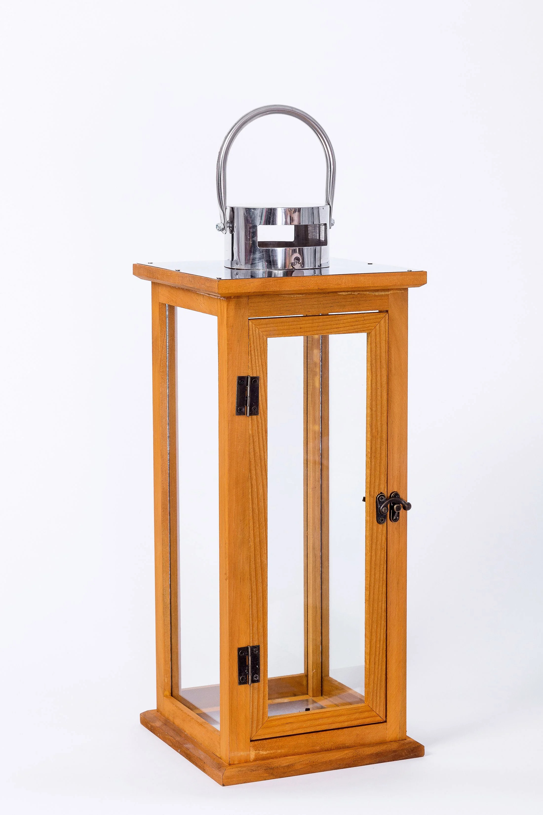 Better Homes & Gardens Prairie Grove Outdoor Wood Lantern, Medium - Walmart.com | Walmart (US)