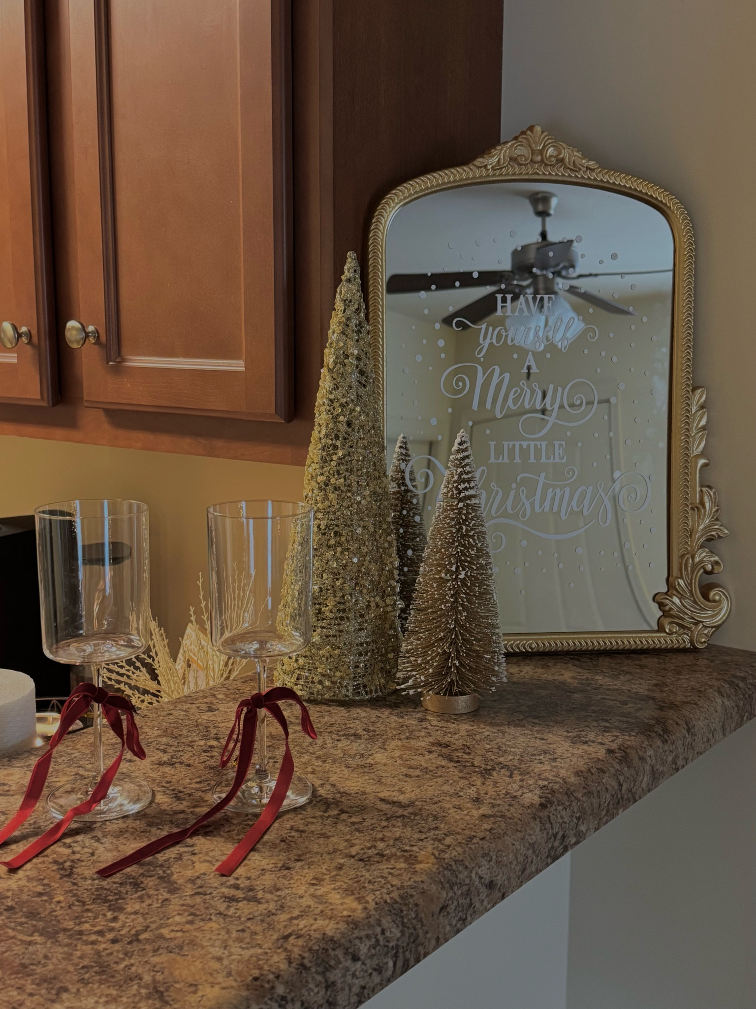 holiday decor / gold christmas decor / mirror from home goods✨

#LTKHome #LTKSeasonal #LTKHoliday