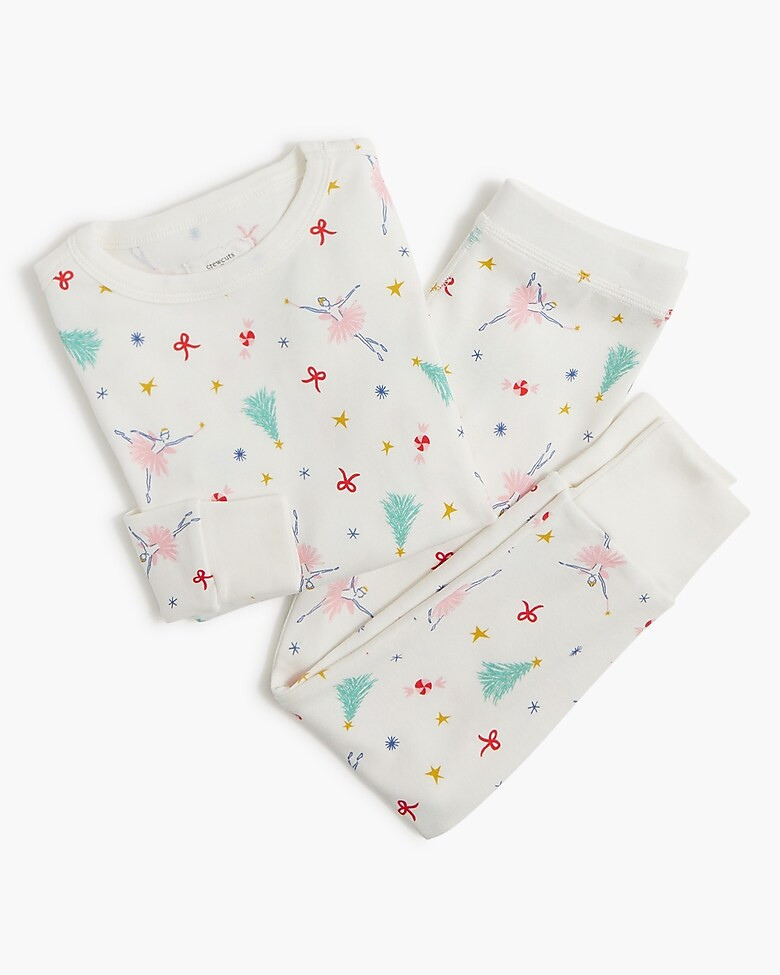 Girls' holiday ballet pajama set | J.Crew Factory