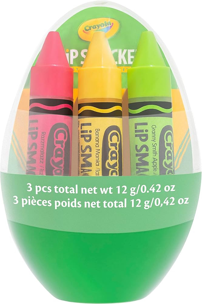 Lip Smacker Easter Trio Egg - Crayola | Easter Basket Stuffers for Children | Amazon (US)