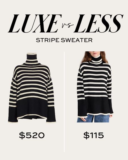 Save or splurge 
Toteme stripe sweater similar 
Shopbop stripe sweater 

#LTKSeasonal #LTKstyletip #LTKFind
