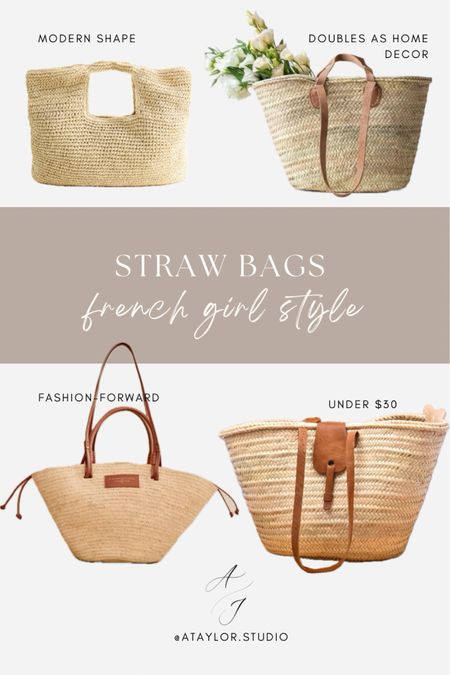 It’s almost Farmer’s Market season! Time to get ready for the world’s most versatile and beautiful bag - the straw basket bag. This is a cottage core favorite 👩🏼‍🌾 

#LTKitbag #LTKfindsunder100 #LTKfindsunder50
