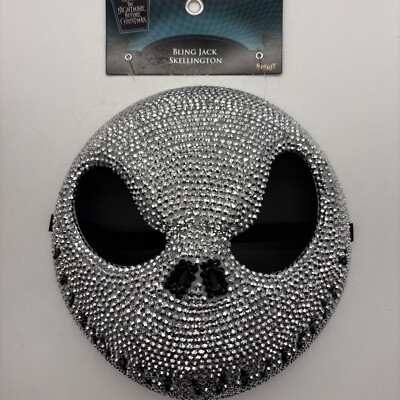 01738178 Spirit Jack Skellington Bling Half Mask The Nightmare Before Christmas | eBay | eBay US