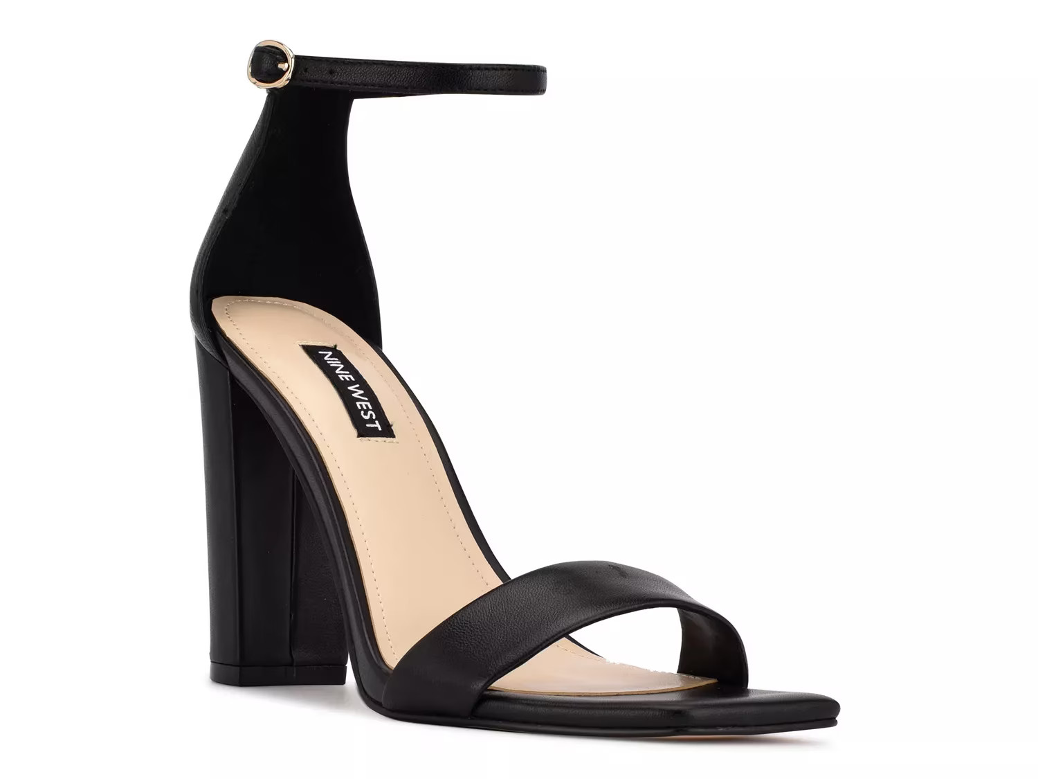 Nine West Marrie Sandal | Women's | Black | Size 12 | Heels | Sandals | Ankle Strap | Block | DSW