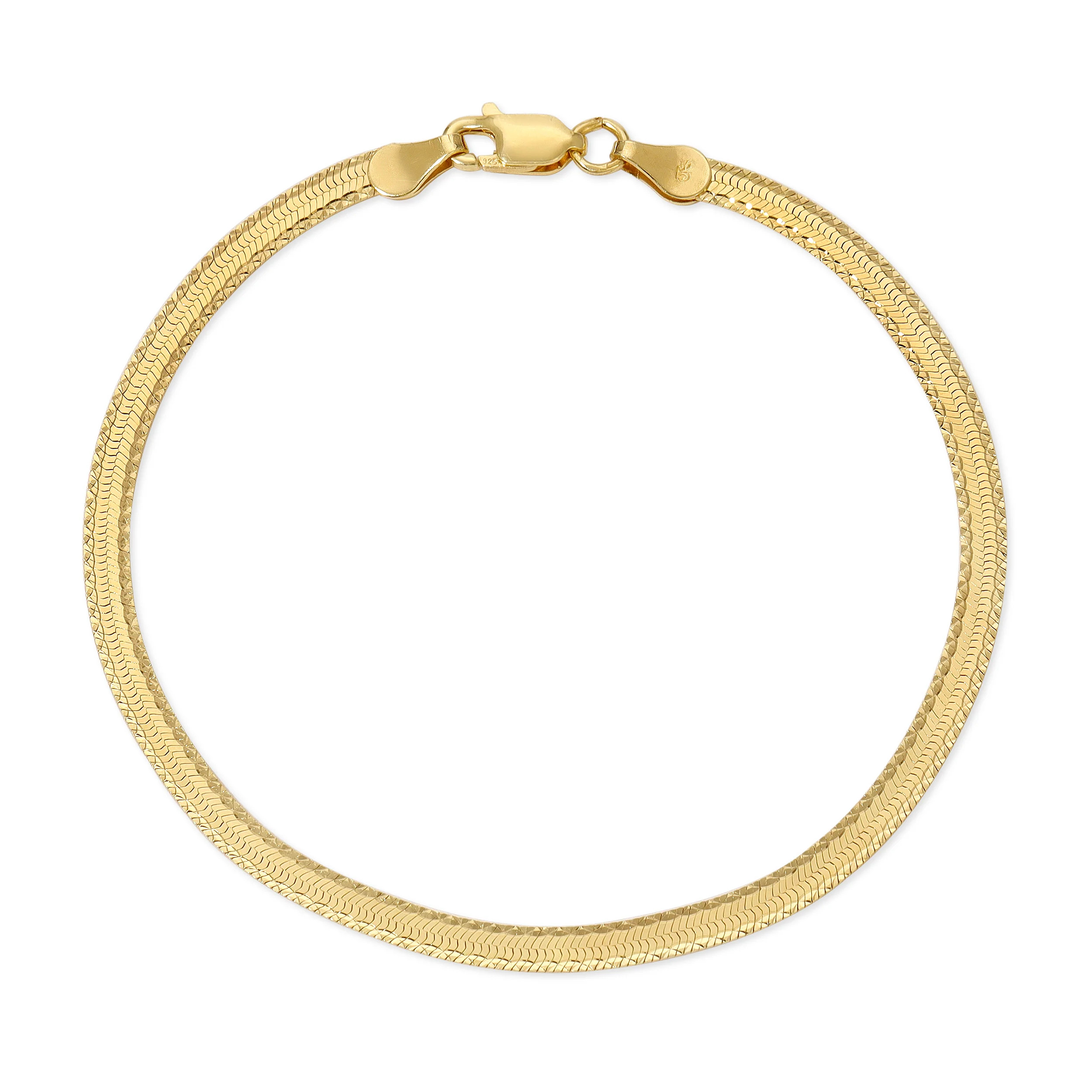 Vintage Italian Herringbone Bracelet | Joy Dravecky