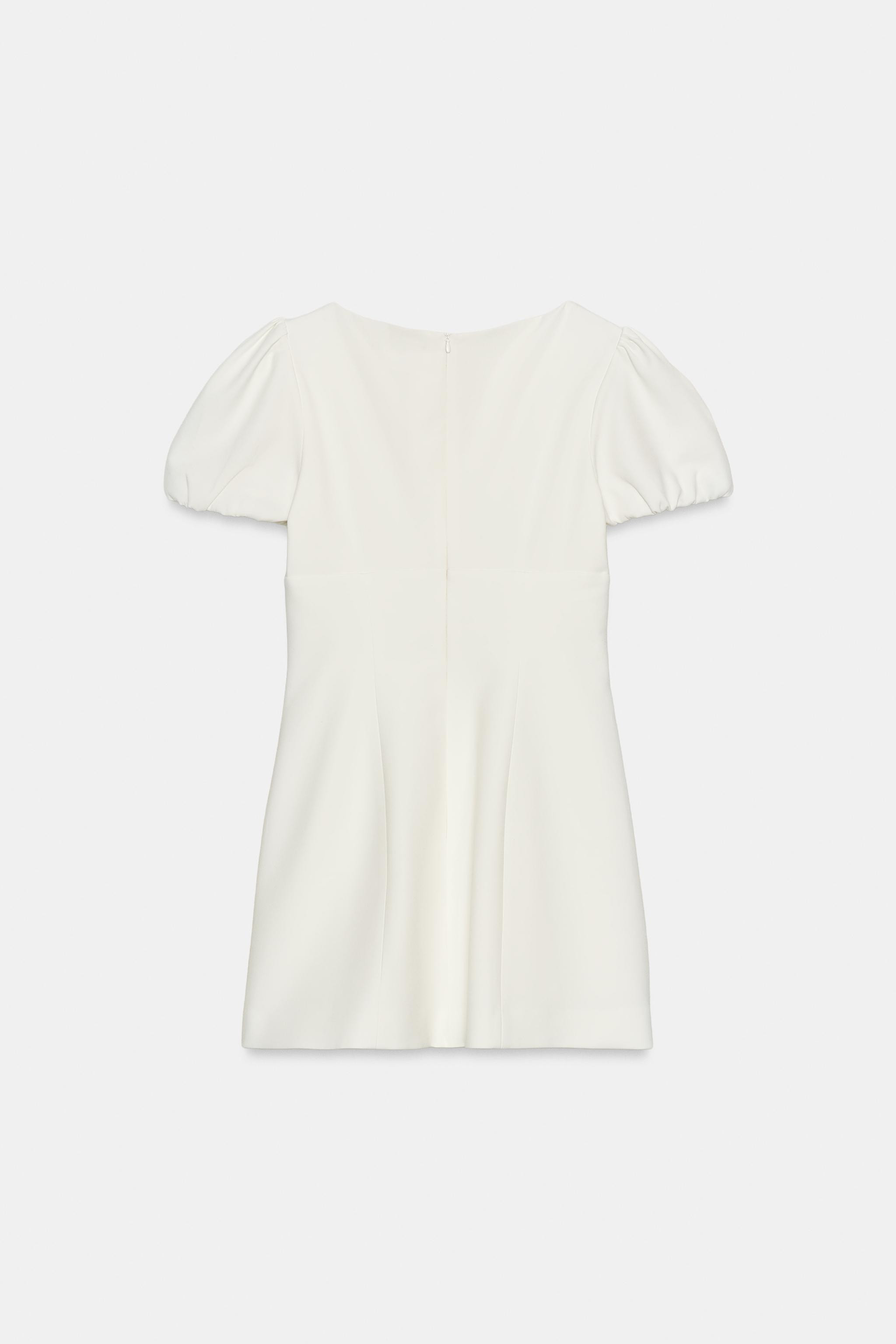 SHORT DRESS WITH PLEATS AND POCKETS | Zara UK