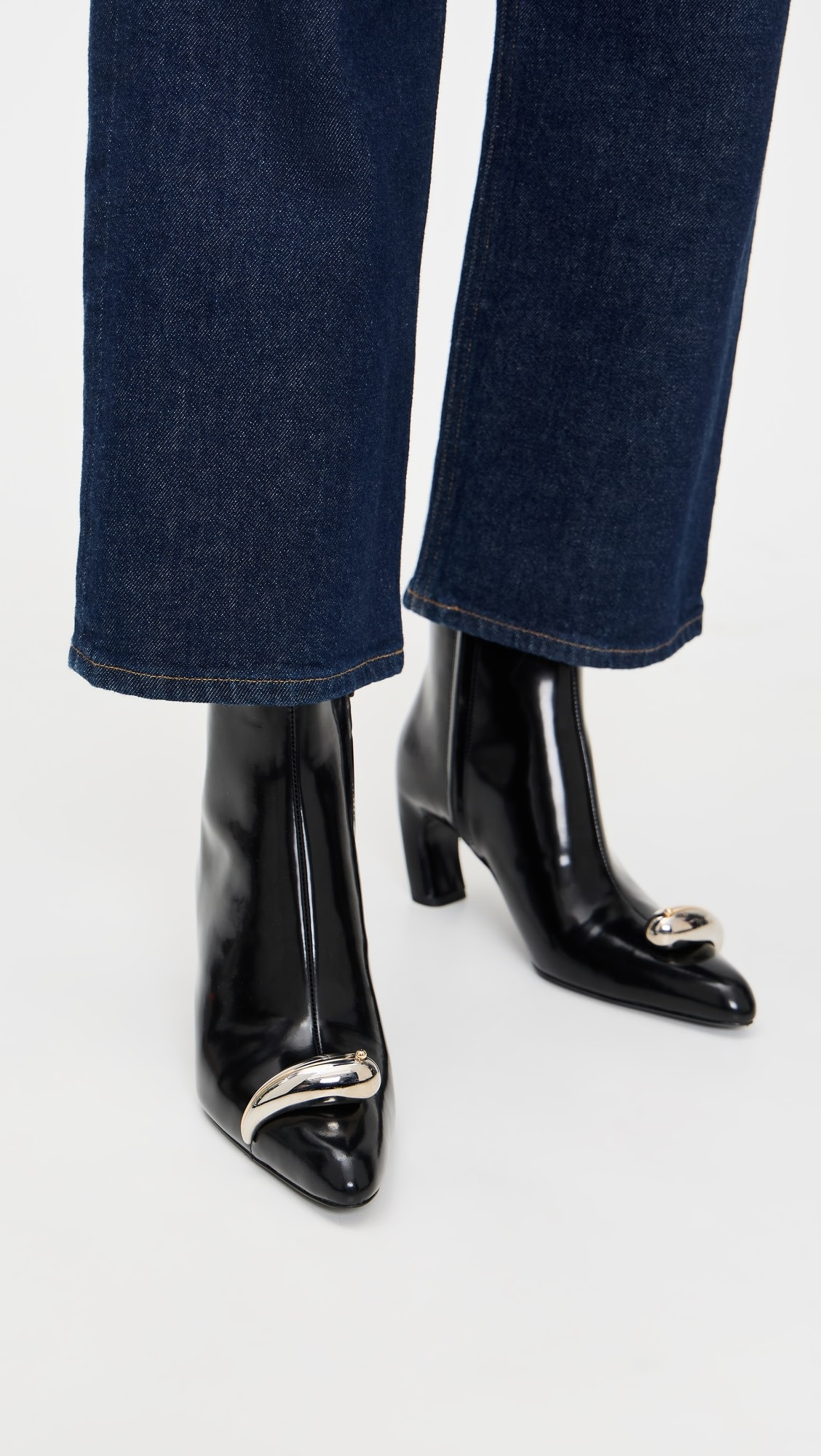 Pierced Heeled Ankle Boots | Shopbop