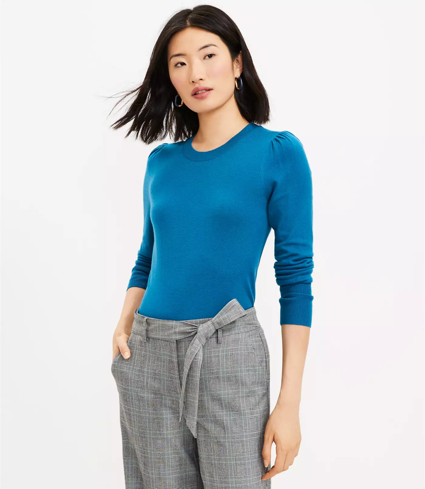 Puff Sleeve Sweater | LOFT