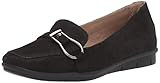 SOUL Naturalizer Women's Lindsay Loafer Flat, Black Suede, 9 M US | Amazon (US)