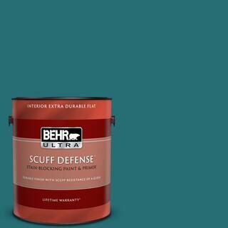 BEHR ULTRA 1 gal. #M460-7 Antigua Extra Durable Flat Interior Paint & Primer 172301 - The Home De... | The Home Depot