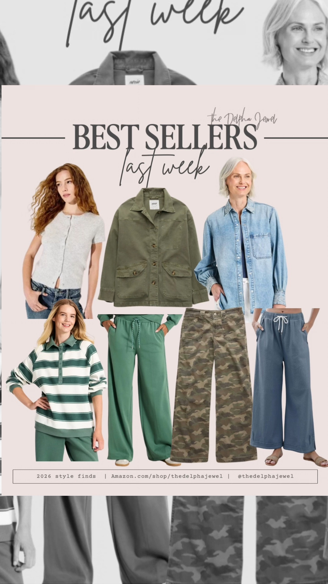 Here are the fashion finds you guys liked and shopped for the most last week ❤️

📩 save my posts = get sale and restock alerts for the pieces you love! 

Short sleeve crewneck cardigan 
Utility jacket on sale 30% off / $54.60 (plus an extra 10% off in bag)‼️
Embroidered denim shirt
Striped Henley sweatshirt 
Airy sleep wide leg sweatpants
Low rise wide leg camo pants 30% off / $51.96 (plus an extra 10% off in bag)‼️
Wide leg palazzo pants - come in 15 colors, some as low as $25 🫶🏼

@Aerie @American Eagle Outfitters @Target 

Over 40 style, fall outfits women, mom style, autumn outfits, fall fashion hauls, aerie style, target style

#LTKSaleAlert #LTKOver40 #LTKMidsize