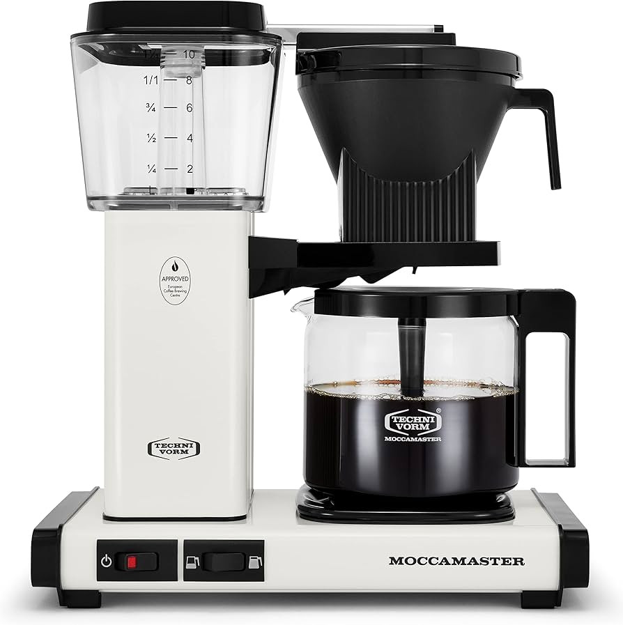 Moccamaster 53933 KBGV Select 10-Cup Coffee Maker, Off-White, 40 ounce, 1.25l | Amazon (US)