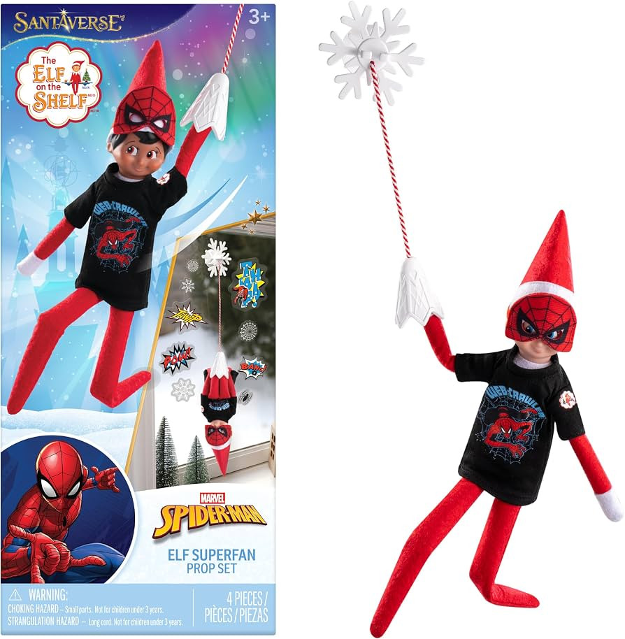 The Elf on the Shelf Marvel Spider-Man Superfan Prop Set | Amazon (US)