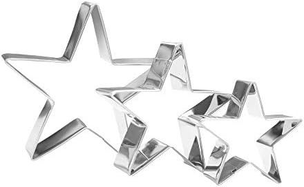 Star Cookie Cutter Set - 3 Piece - Stainless Steel | Amazon (US)