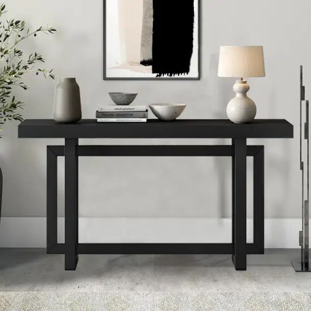 Thedrick 59" Contemporary Wood Console Table Long Foyer Table | Wayfair North America
