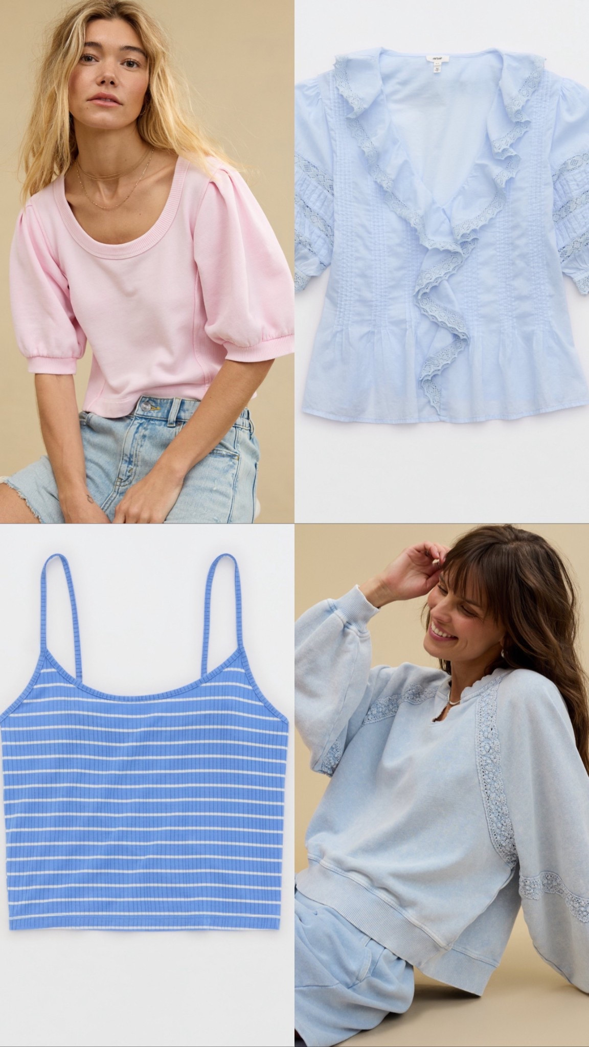 Aerie tops, spring tops 

#LTKSpringSale #LTKSeasonal