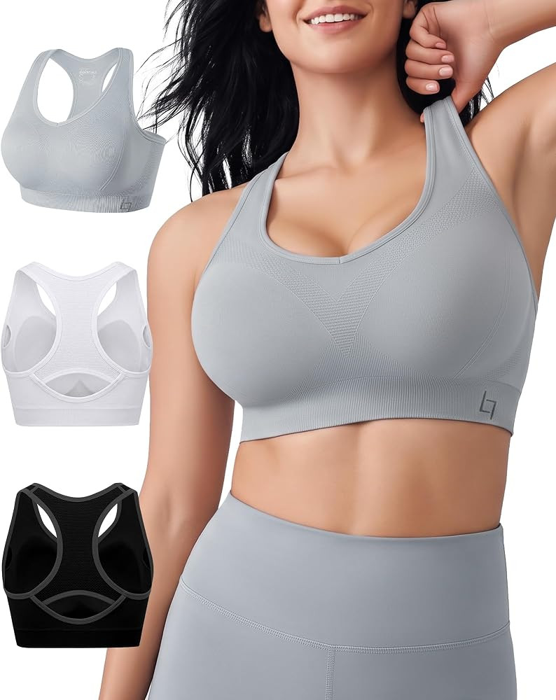 FITTIN Supportive Sports Bra for Large-Bust: 12-Hour Zero-Pressure Comfort | Amazon (US)