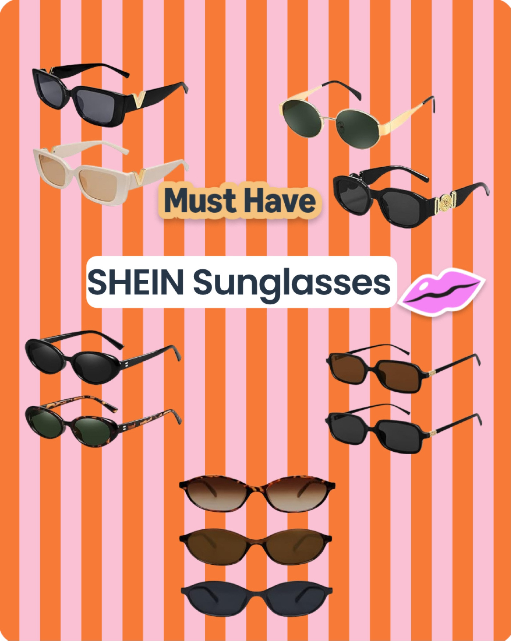 Shein sunglasses! Designer look alikes for under $5.00?!? I don’t know how they do it but they do it well! #shein #sheinhaul #accessories 

#LTKMostLoved #LTKSaleAlert #LTKStyleTip