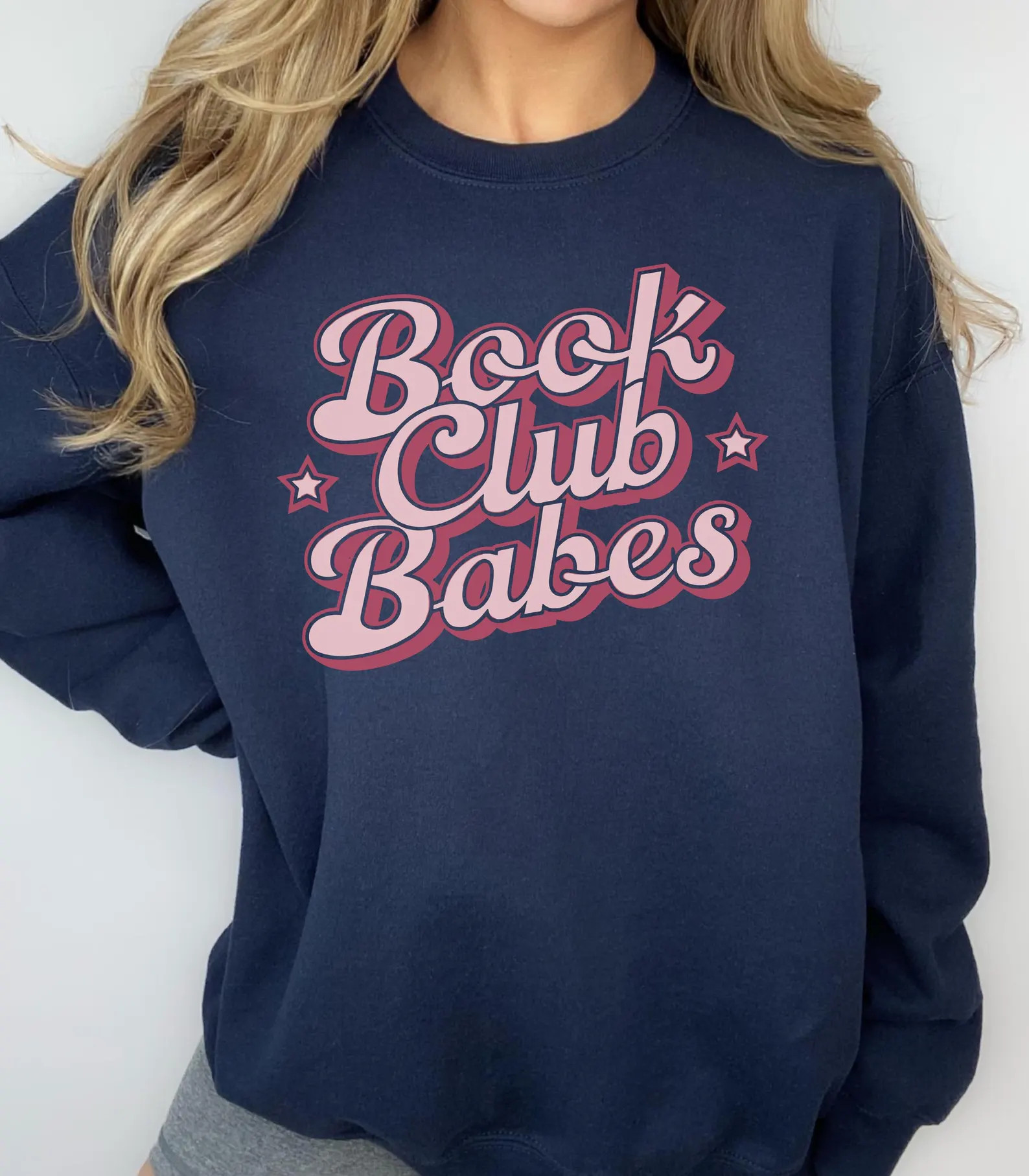 Book Club Babes Crewneck Book Lover Sweatshirt Reader Gift Book Club Shirt - Etsy | Etsy (US)