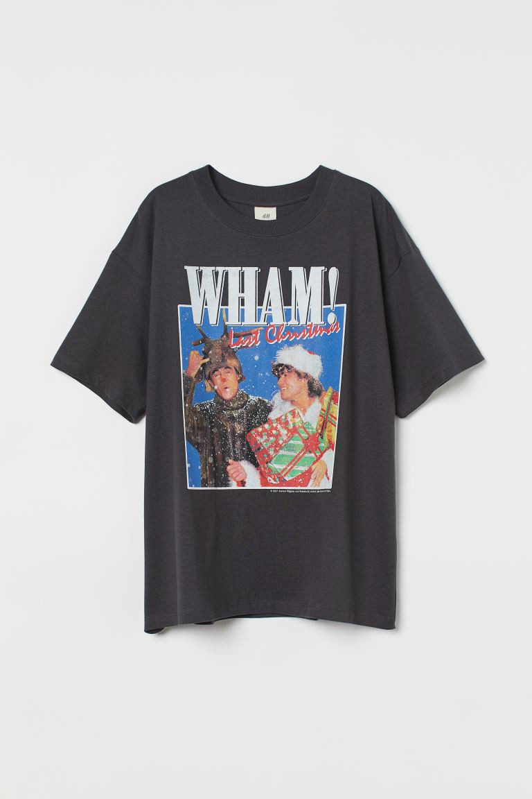 Oversized Printed T-shirt | H&M (US + CA)