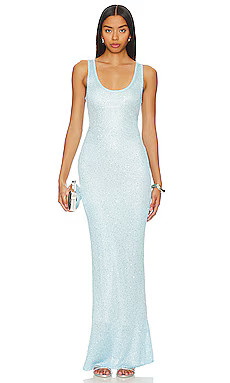 ASTA RESORT Ana Dress - Baia Blue Sequin from Revolve.com | Revolve Clothing (Global)