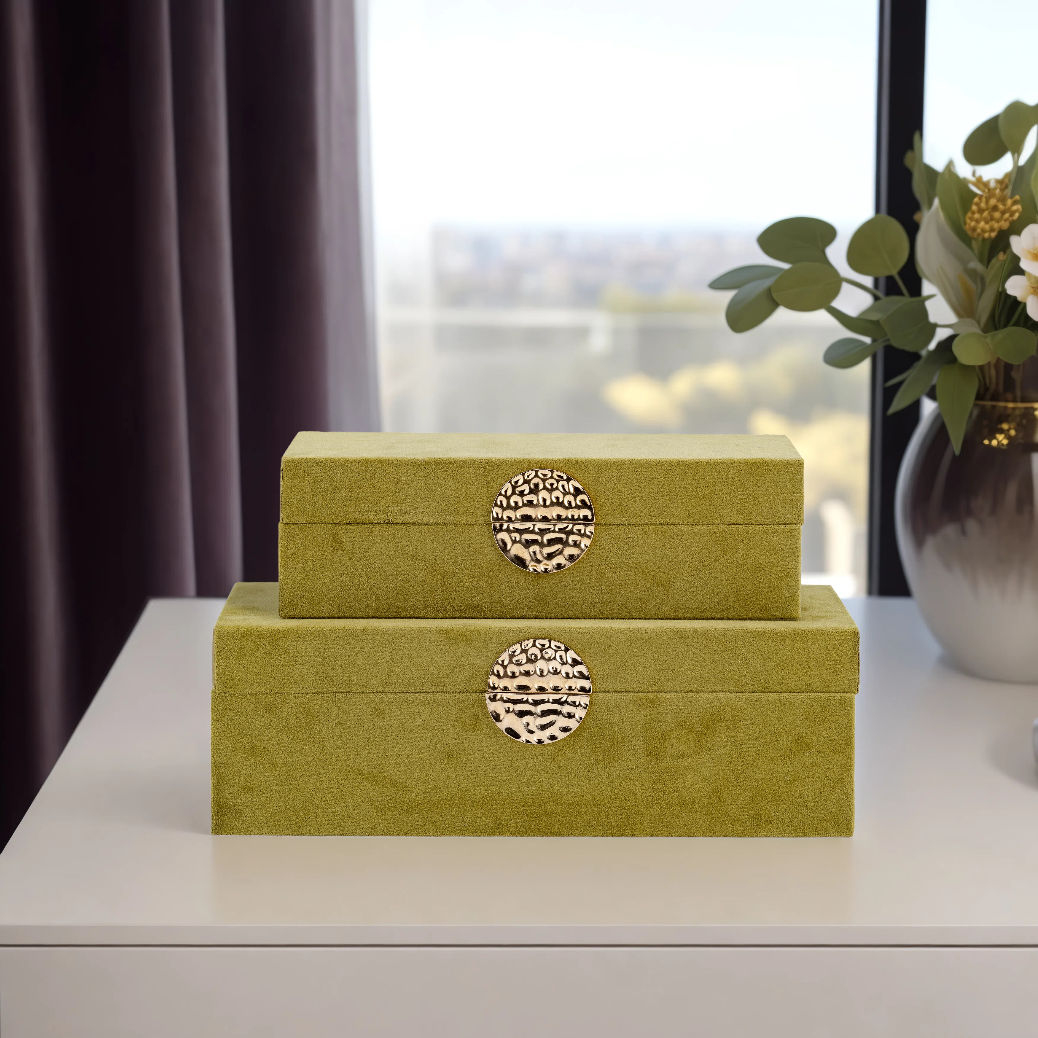 Etta Avenue™ Modern Glam Decorative Storage Boxes - 12" x 6" x 4" & Reviews | Wayfair | Wayfair North America