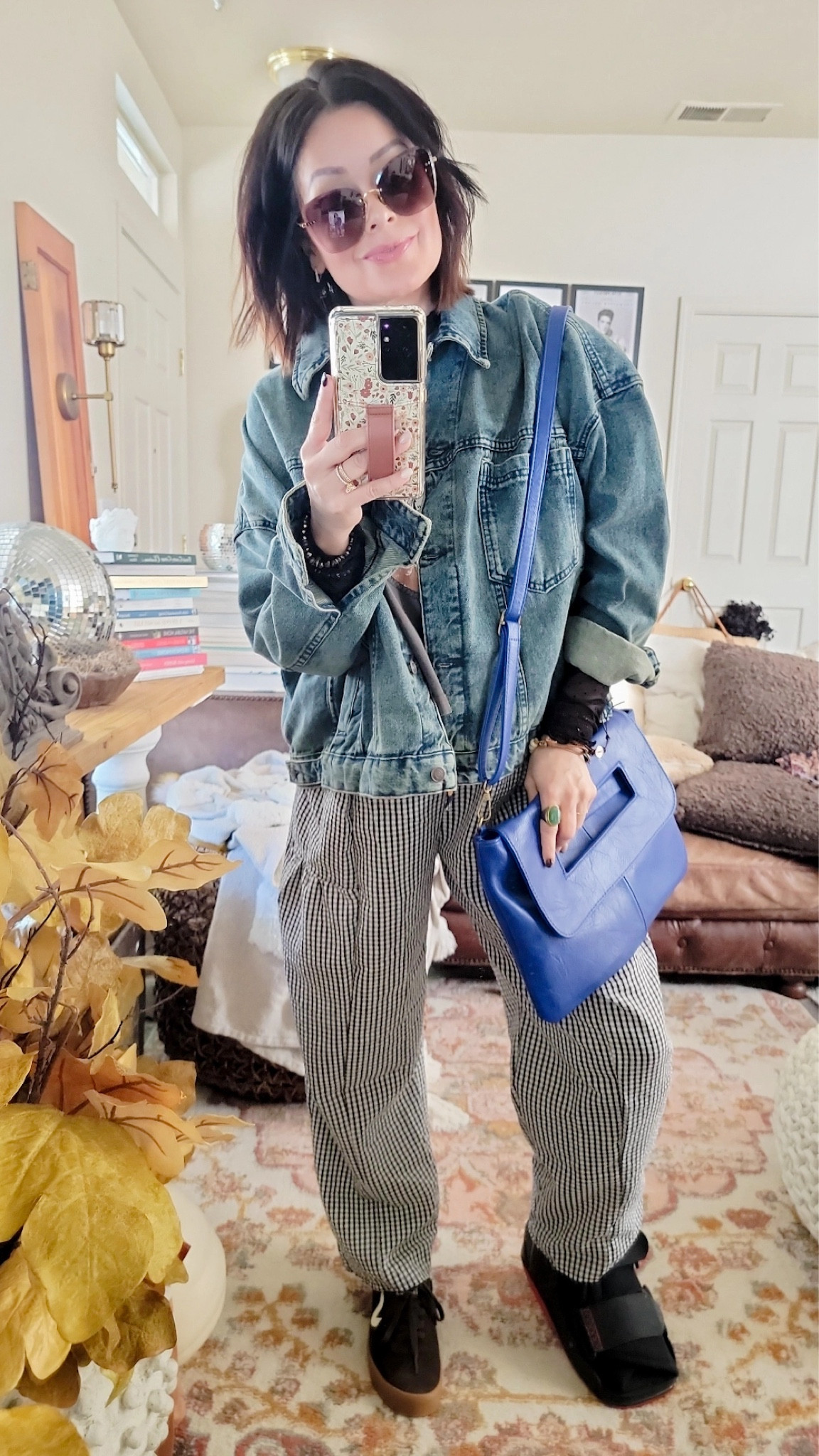 Wearing a small in the jacket
Size 5.5 in sneakers run tts
Medium in mesh top 


#LTKOver40 #LTKStyleTip #LTKSaleAlert