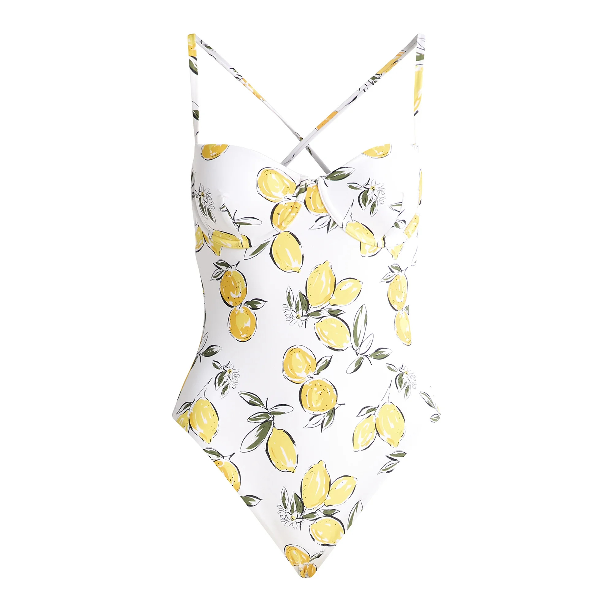 Free Assembly Women's Underwire One Piece Swimsuit, Sizes XS-XL | Walmart (US)