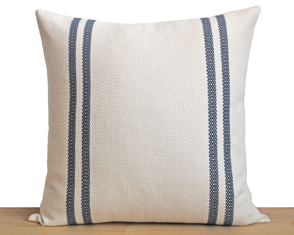 Lehigh, Bone with Indigo Stripe | Coterie, Brooklyn