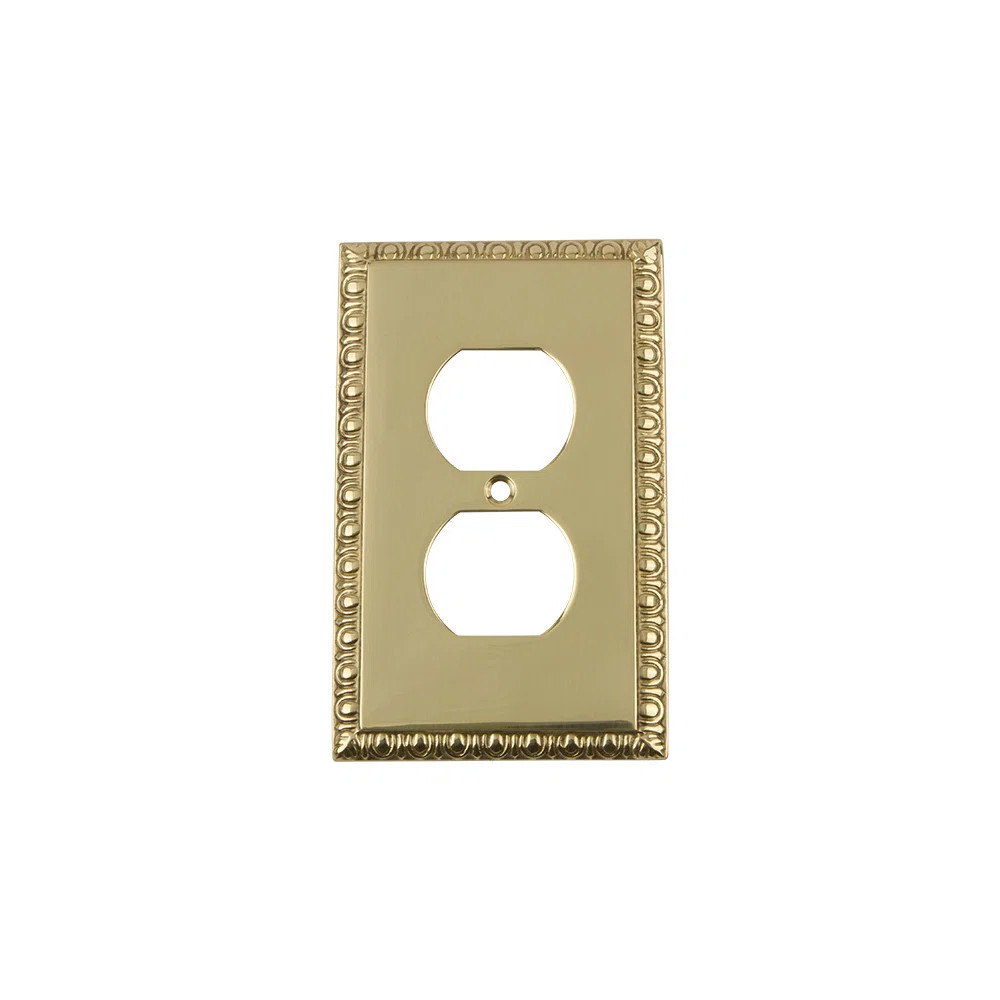 Egg and Dart 1-Gang Duplex Outlet Wall Plate | Wayfair North America