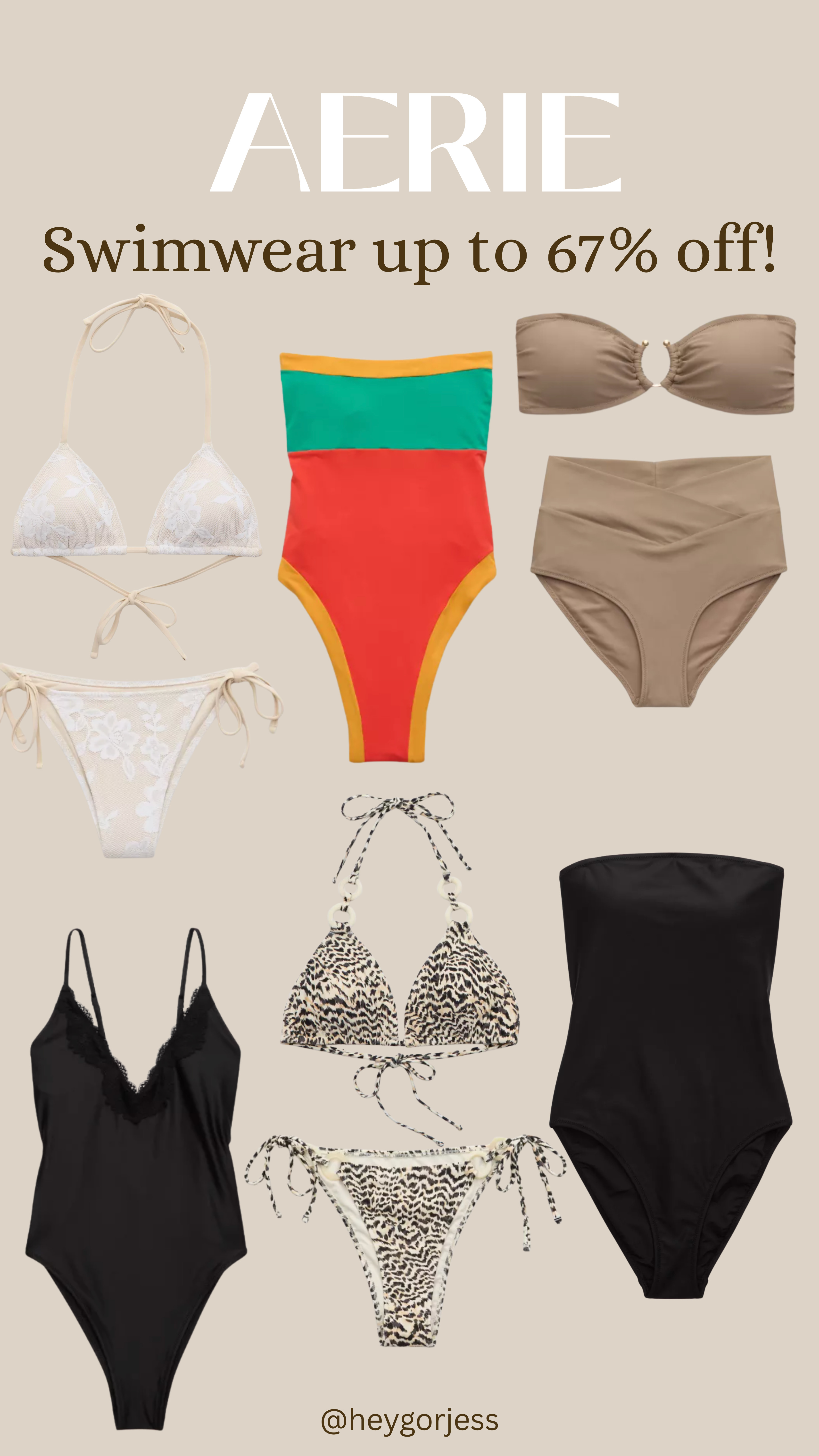 Aerie swimsuits are on sale right now - perfect time for summer!! 😍 ☀️ 

 #LTKSeasonal #LTKStyleTip #LTKSwim